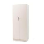 Armadio 180x60x90 2 ante bianco frassinato