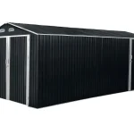 Casetta Box Auto Garage Ricovero Attrezzi Rimessa Ripostiglio 6 X 3 m Antracite