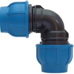 Raccordo Nylon A Gomito 90 mm.32 X 32 Confezione 5 Pz