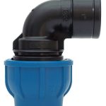 Raccordo Nylon A Gomito Femmina mm.32 X 1" Confezione 5 Pz