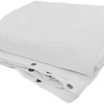 TELONE DI COPERTURA IMPERMEABILE BIANCO IN POLIETILENE ITALFROM C/OCCHIOLI MT 2X3