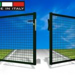 Cancello Garden Doppio - Con Rete Saldata 50x50x4 mm - Telaio 35/40 mm - Dimensione: cm 300x100h - Peso 46 Kg - Colore:Verde