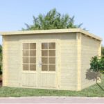 Casetta Da Giardino In Legno D' Abete Nordico(28mm) - cm 320x320cm -Pavimento Escluso- Italfrom110