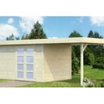 Casetta Da Giardino In Legno D' Abete Nordico(28mm) - cm587x250cm -Pavimento Escluso- Italfrom18