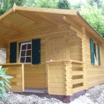 Casetta Da Giardino In Legno D' Abete Nordico(34mm) - cm 330x330(460)cm- Italfrom111