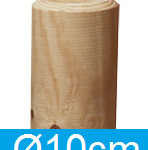 Pali In Legno Di Pino Nordico Senza Punta Torniti Impregnati- Trattati Classe Iii - Diametro: 10cm - H150cm