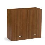 Pensile cucina 80x32x72H cm. 2 ante noce antico