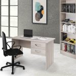 Scrivania Tiffany due cassetti 119x64x75h cm olmo