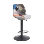 Sgabello Imalia in tessuto patchwork