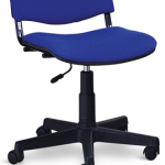 Sedia Attesa Venere Girevole in Tessuto Colore Verde