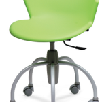 Poltrona da Cameretta Smile con Scocca in Plastica Colore Blu