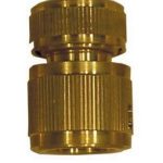 Raccordo Irrigo Aquastop In Ottone Di Giunzione Per Tubi Da 1/2" Confezione 10 Pz