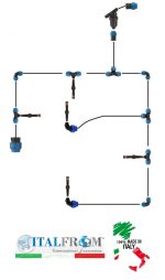 Kit Irrigazione Italfrom Per Microirrigazione Interrata Fino A 50 Mq - immagine 2