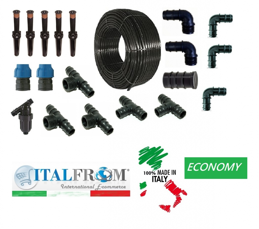 zoom_10671-0-61b9d2f7.jpg Kit Irrigazione Italfrom Economy Per Microirrigazione Interrata Fino A 50 Mq - immagine 1