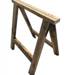 Cavalletto Pieghevole Da Lavoro In Legno Di Pino Impregnato H 90 cm- Italfrom