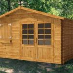 Casetta Da Giardino Cleo In Legno D' Abete Impregnata Color Marrone E Essiccato - 300x300 cm - Italfrom 451