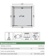 Casetta Da Giardino In Legno D' Abete Nordico(28mm) - cm 310x310cm - Senza Pavimento - Italfrom310 - immagine 2