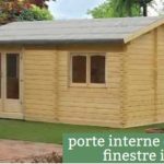 Casetta Da Giardino In Legno D' Abete Nordico(40mm) - cm 537x380 cm - Senza Pavimento- Italfrom314