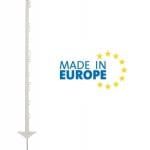 Picchetto Di Messa A Terra Mobile In Plastica Basic Bianca Italfrom H 105 cm Per Recinzioni Elettriche Confezione 10 Pz.