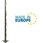 Picchetto Di Messa A Terra Mobile In Plastica Pro Nero Italfrom H 105 cm Per Recinzioni Elettriche Confezione 10 Pz.