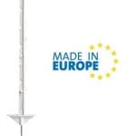 Picchetto Di Messa A Terra Mobile In Plastica Bianco Italfrom H 75 cm Per Recinzioni Elettriche Confezione 10 Pz.