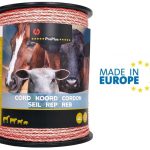 Corda Conduttrice Bianca Pro Plus 6 mm Italfrom 400 Metri Per Recinzioni Elettriche