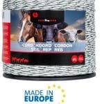 Corda Conduttrice Bianca Pro 4 mm Italfrom 200 Metri Per Recinzioni Elettriche