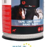 Fettuccia Conduttrice Pro Bianca 40 mm Italfrom Lunghezza 200 M Per Recinzioni Elettriche