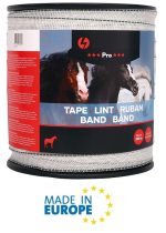 Fettuccia Conduttrice Pro Bianca 40 mm Italfrom Lunghezza 200 M Per Recinzioni Elettriche