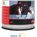 Fettuccia Conduttrice Pro Bianca 20 mm Italfrom Lunghezza 200 M Per Recinzioni Elettriche