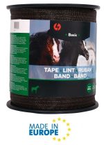 Fettuccia Conduttrice Basic Bianca 40 mm Italfrom Lunghezza 200 M Per Recinzioni Elettriche