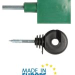 Isolatore Ad Anello Vite Legno Senza Anima In Metallo Italfrom Confezione 25 Pezzi Per Recinzioni Elettriche