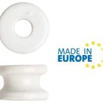 Isolatore D'angolo In Porcellana Italfrom Confezione 25 Pezzi Per Recinzioni Elettriche