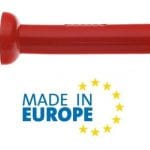 Maniglia Rossa Per Cancello Con Molla A Compressione E Gancio Italfrom Per Recinzioni Elettriche