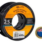 Cavo A Doppio Isolamento Gallagher 2,5 mm L.400 M 35 Ohm/Km Per Messa A Terra Di Recinti Elettrici