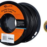 Cavo A Doppio Isolamento Gallagher 2,5 mm L.100 M 35 Ohm/Km Per Messa A Terra Di Recinti Elettrici