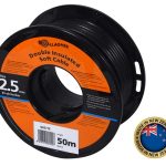 Cavo A Doppio Isolamento Gallagher 2,5 mm L.50 M 35 Ohm/Km Per Messa A Terra Di Recinti Elettrici