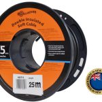 Cavo A Doppio Isolamento Gallagher 2,5 mm L.25 M 35 Ohm/Km Per Messa A Terra Di Recinti Elettrici