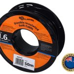Cavo A Doppio Isolamento Gallagher 1,6 mm L.50 M 100 Ohm/Km Per Messa A Terra Di Recinti Elettrici