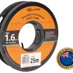 Cavo A Doppio Isolamento Gallagher 1,6 mm L.25 M 100 Ohm/Km Per Messa A Terra Di Recinti Elettrici