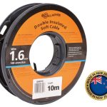 Cavo A Doppio Isolamento Gallagher 1,6 mm L.10 M 100 Ohm/Km Per Messa A Terra Di Recinti Elettrici