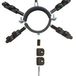 Kit Martello Isolatore Morsetto Tubo Pioggia Gallagher Per Recinzioni Elettriche