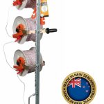 Picchetto Con 3 Avvolgitori Con Moltiplicatore Gallagher Per Recinzioni Elettriche