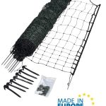 Euronetz Rete Per Pollame Verde 112/1-9/N-25 M Gallagher Per Recinzioni Elettriche