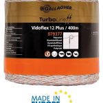 Filo Conduttore Bianco Vidoflex Turboline Plus 12 400 M Gallagher Per Recinzioni Elettriche