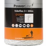 Filo Conduttore Colore Bianco Lunghezza 200 M Vidoflex Powerline 3 Gallagher Per Recinzioni Elettriche