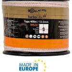 Nastro Turbostar 12,5 mm Bianco 400 M Gallagher Per Recinzioni Elettriche