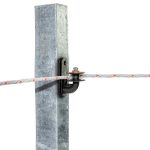 Isolatore A Rullo Con Bullone Per Filo O Corda Confezione 5 Pz. Gallagher Per Recinzioni Elettriche