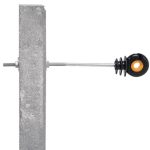 Isolatore Distanziato A Bullone Xdi 10 cm/M6 Gallagher Confezione 20 Pz. Per Recinzioni Elettriche