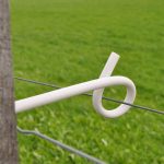 Distanziatore Pigtail 17,5 cm Bianco Confezione 10 Pz. Gallagher Per Recinzioni Elettriche